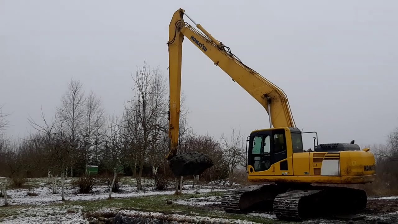 Tvenkinio gilinimas ir valymas |  KOMATSU