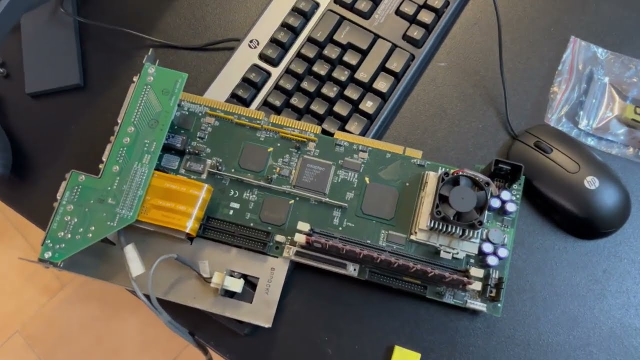 IBM S/390 Multiprise 3000 Mainframe - Part 2: Replacing the Support Element clock battery.