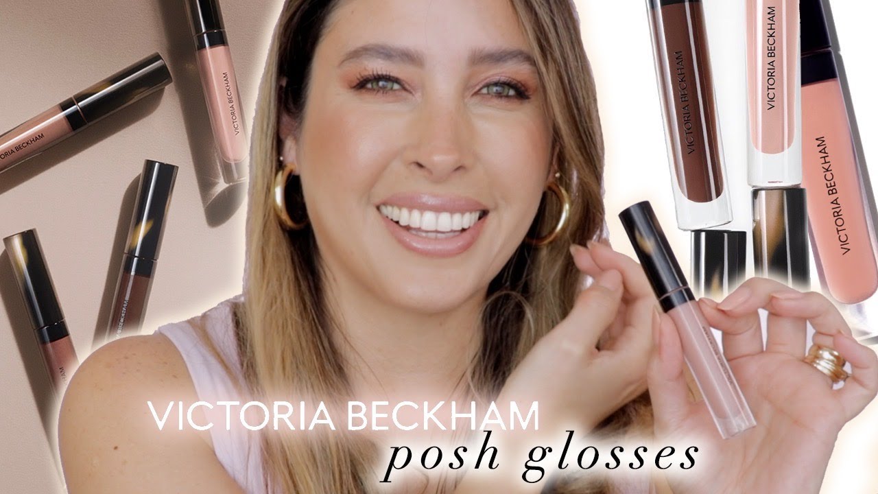 ALL VICTORIA BECKHAM BEAUTY POSH GLOSSES SWATCHES & REVIEW Bikini Tanline Poolside & Top Down