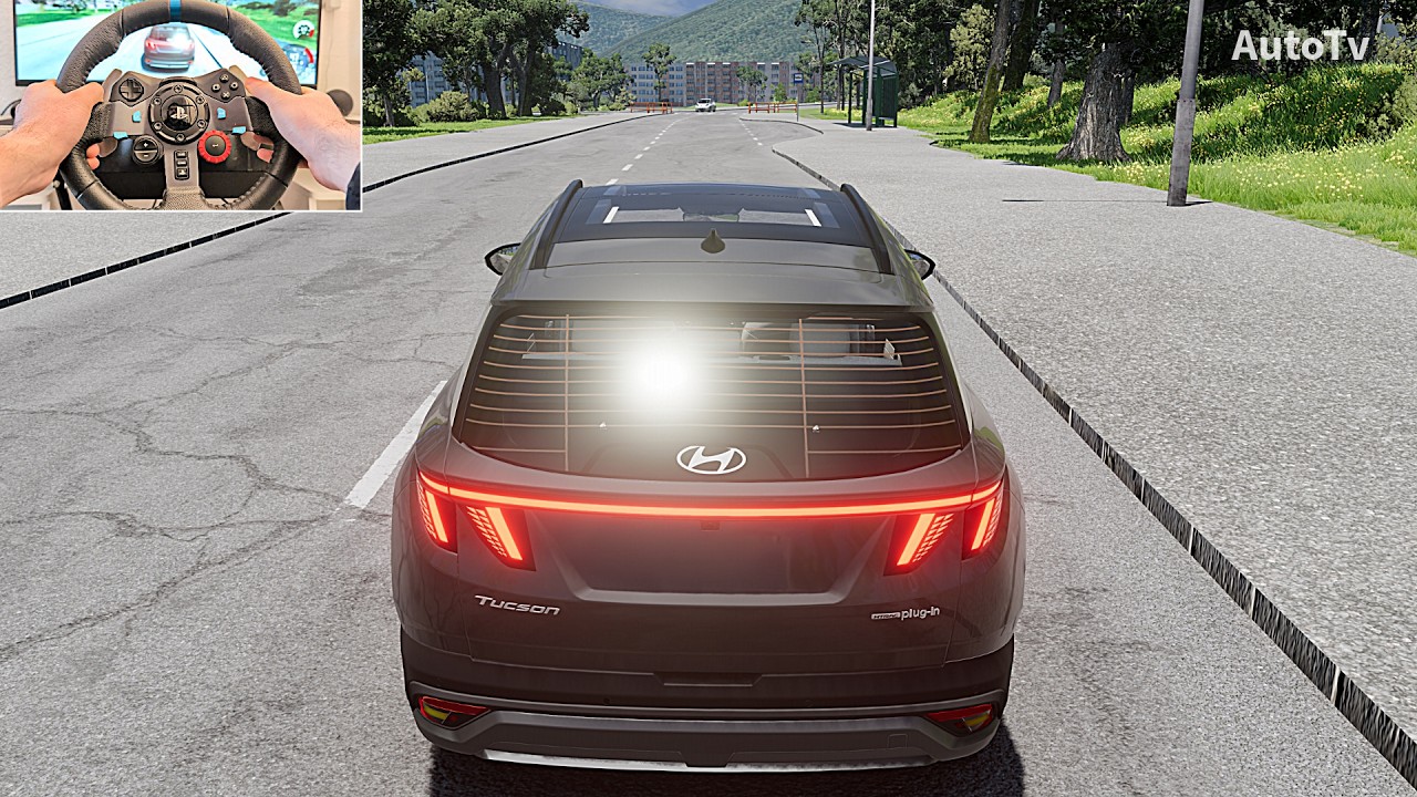 2026 Hyundai Tucson Facelift - BeamNG Drive Gameplay & Crash Test | Logitech G29