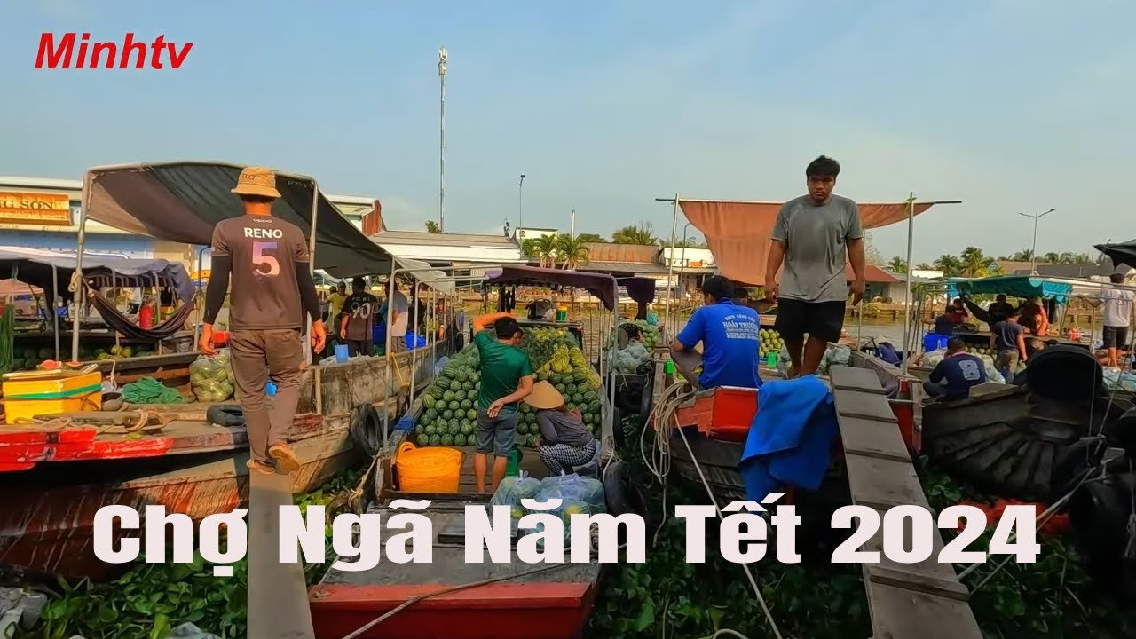 Dạo một vòng Thị Xã Ngã Năm Và Chợ Nổi Ngã Năm   Tỉnh Sóc Trăng Dịp Tết 2024.