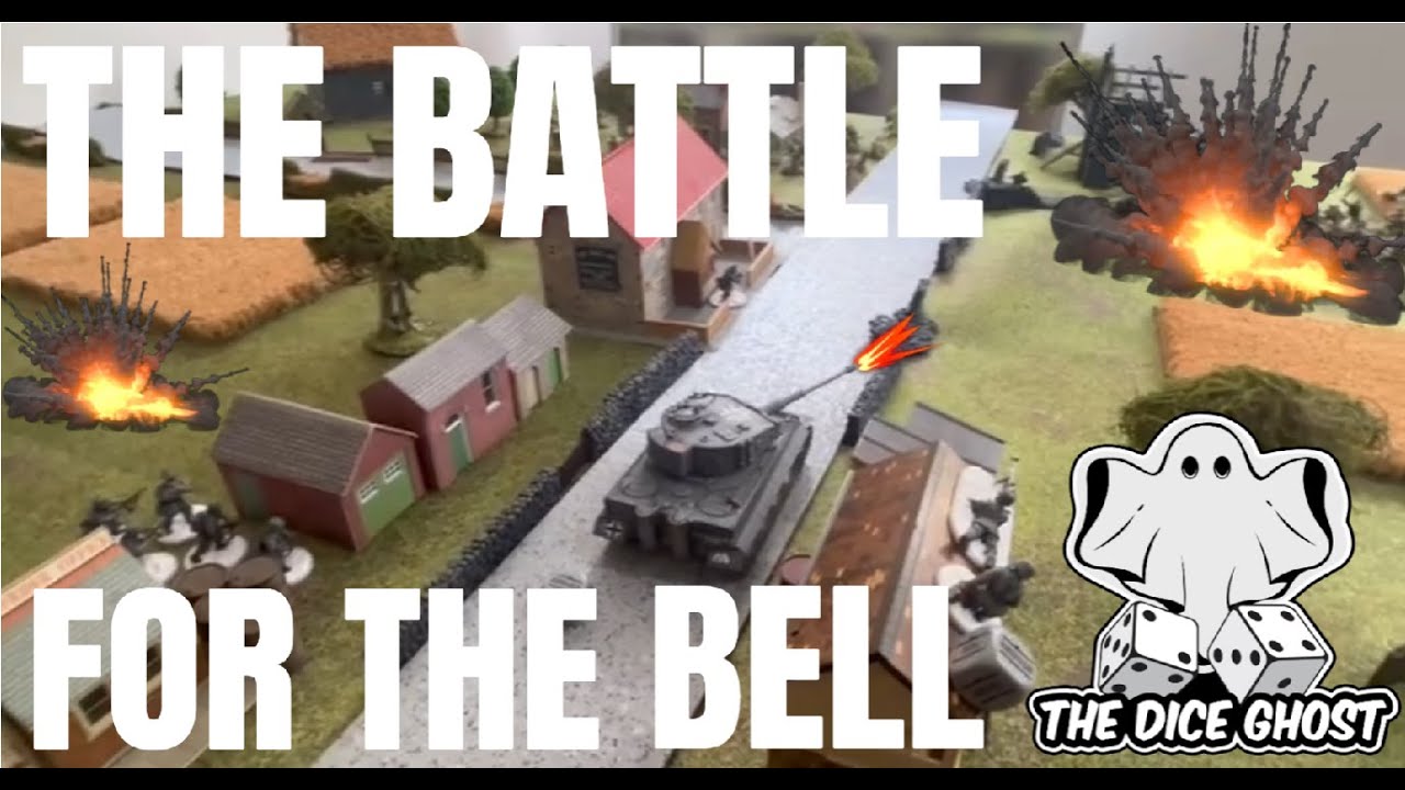 Bolt Action Battle Report: Super Heavy Germans vs US Forces: The Battle For The Bell!
