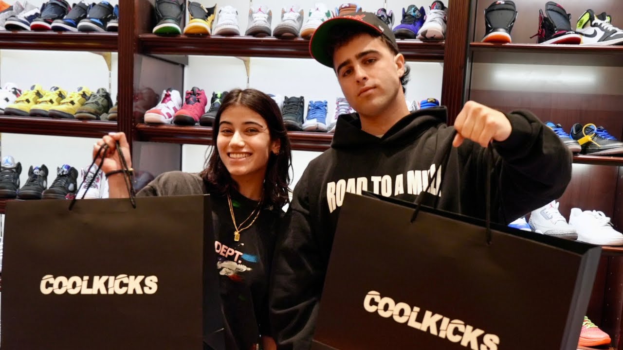 Сара Саффари и Ник Найерсина отправляются за кроссовками в COOLKICKS