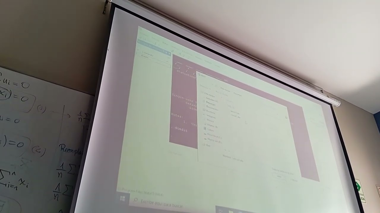 Primera clase de STATA curso: Econometría I profesor Jorge Rodas parte 1