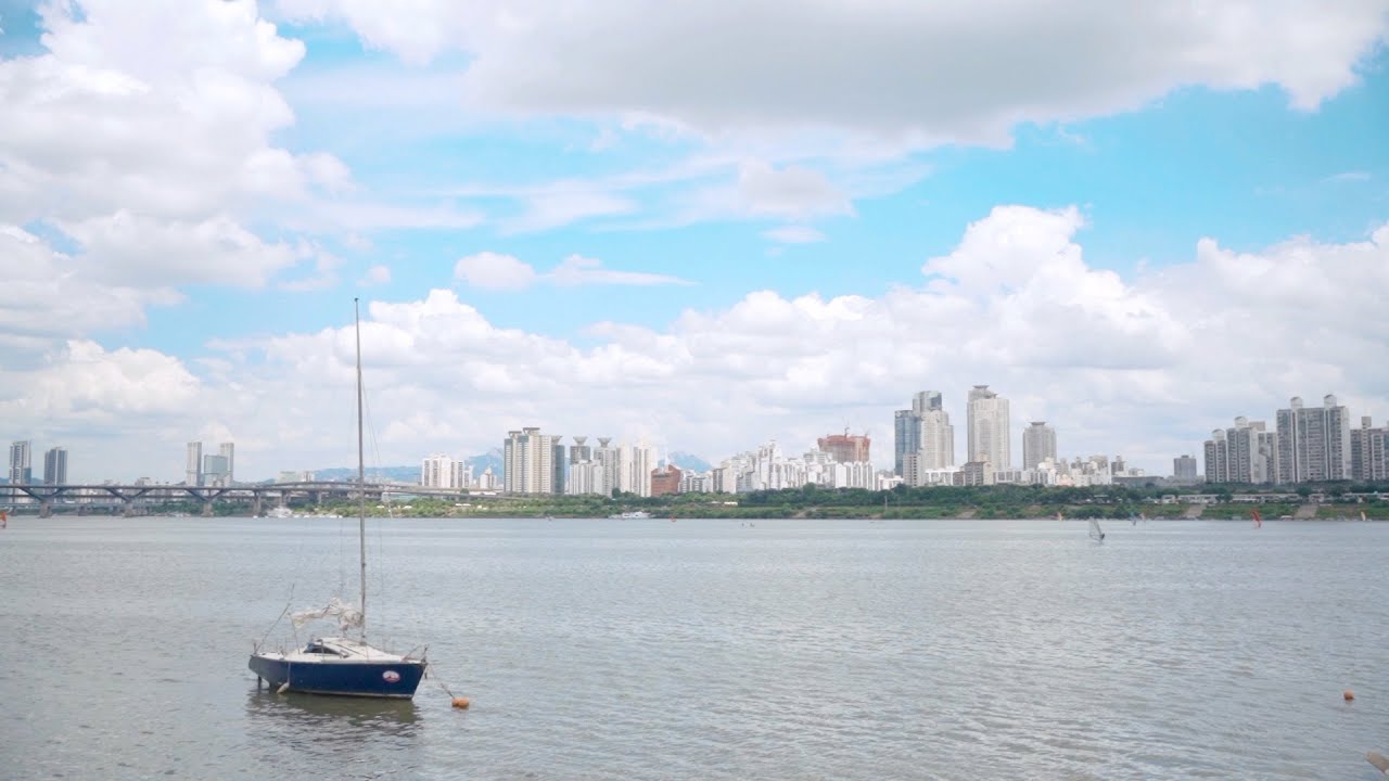 보고 있으면 시원해지는 서울 한강 풍경 | Han River in Seoul, Korea | 힐링영상