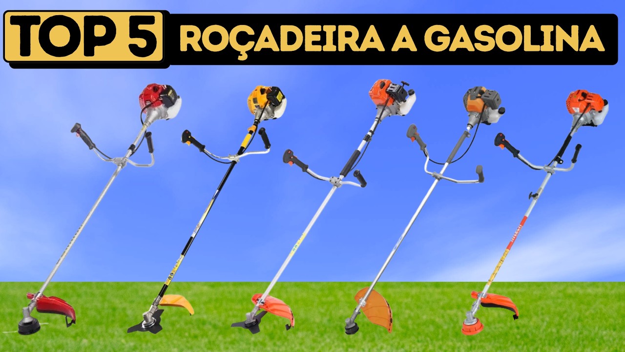 TOP 5 Roçadeiras a Gasolina: Do Custo-Benefício à FORÇA BRUTA!