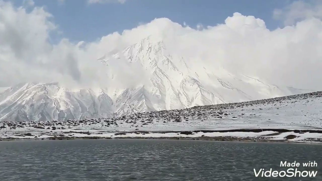 The most beautiful view of Damavand peak from the north of Nandel village
