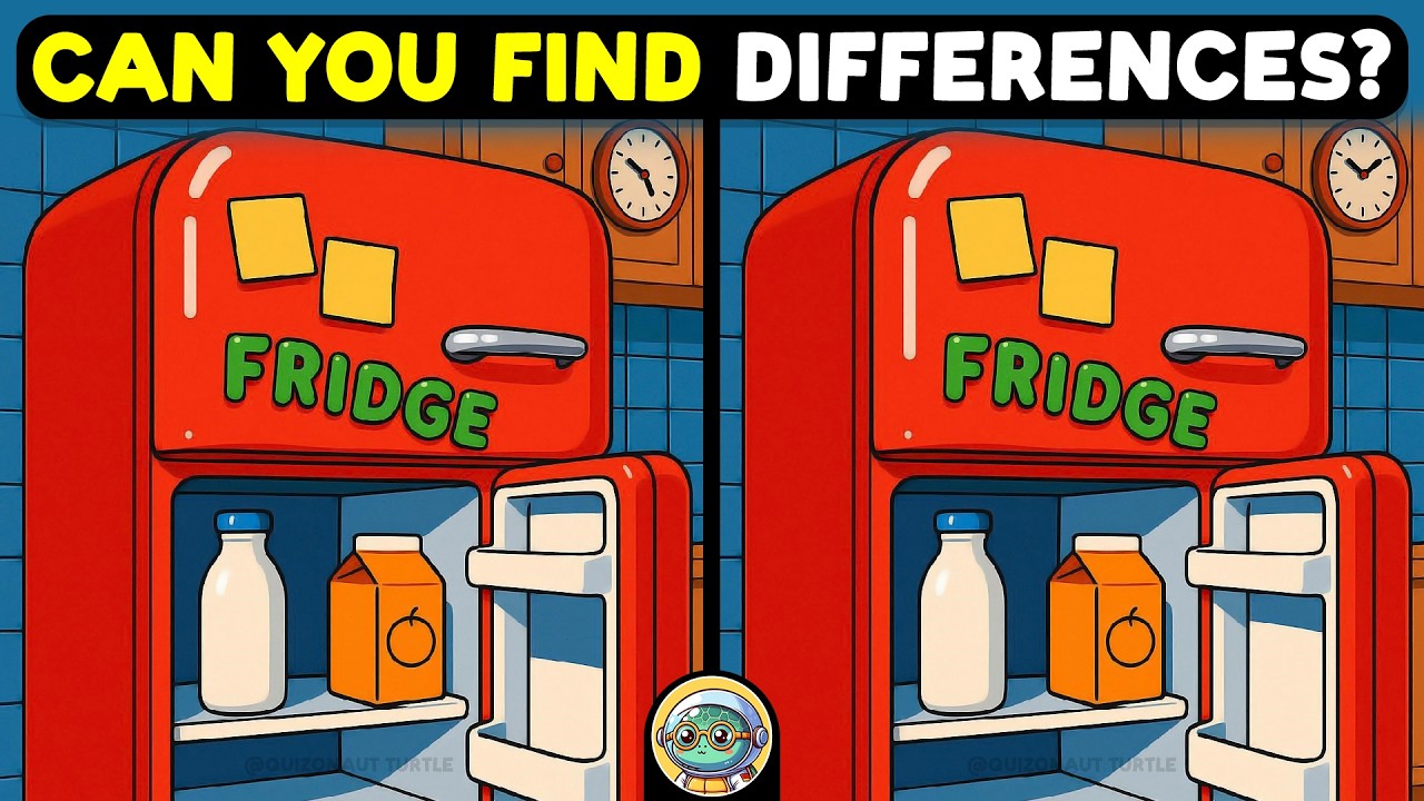 🐢🧩 Spot The Difference | Expert Challenge Edition 🧩🐢 | Quizonaut Turtle