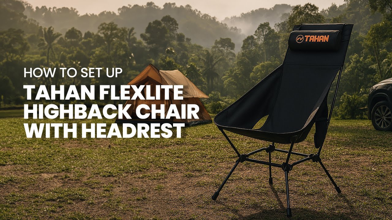 Setup Guide TAHAN Flexlite Highback Chair With Headrest