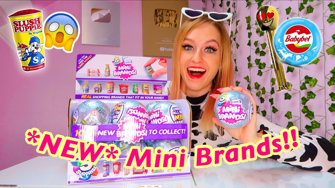 Распаковываю ПОЛНЫЙ ЯЩИК *СОВЕРШЕННО НОВЫХ* мини-брендов!!😱✨* GOLD SLUSH PUPPIE, BABYBEL, REESE'S...