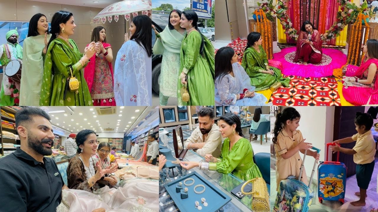 KIRAT DA PEHLA SANDHARA AFTER OUR WEDDING | TEEJ FESTIVE | SEHAJ NAZ GOING AUSTRALIA | INDER & KIRAT