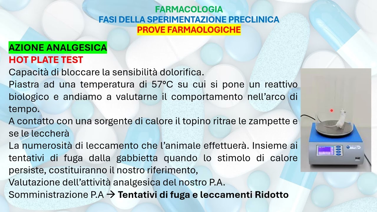FARMACOLOGIA: SPERIMENTAZIONE PRECLINICA (PARTE2)