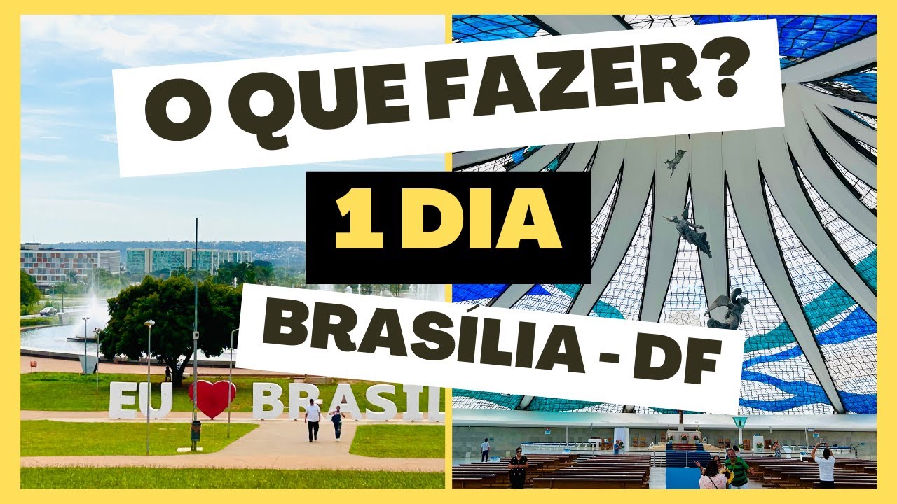 ROTEIRO para conhecer BRASÍLIA em 1 dia - Capital do Brasil!