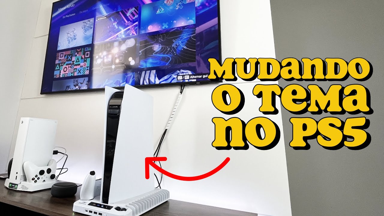 Finalmente dá pra MUDAR O TEMA do PS5!!!