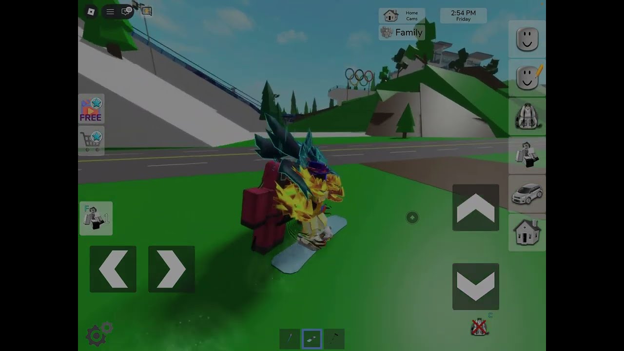 Playing Brookhaven￼ in Roblox