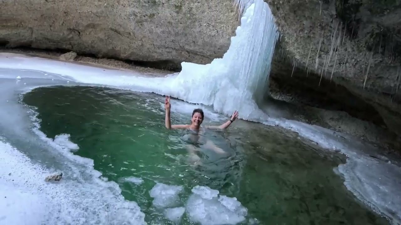 Buri Wasserfall * ice bath * 04. 01. 2026