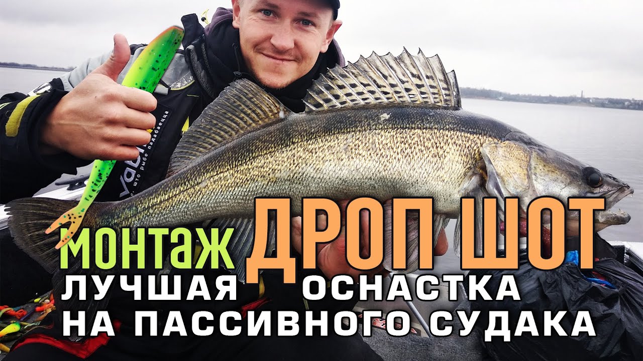 Монтаж ДРОП ШОТ на судака - лучшая оснастка для ловли на спиннинг
