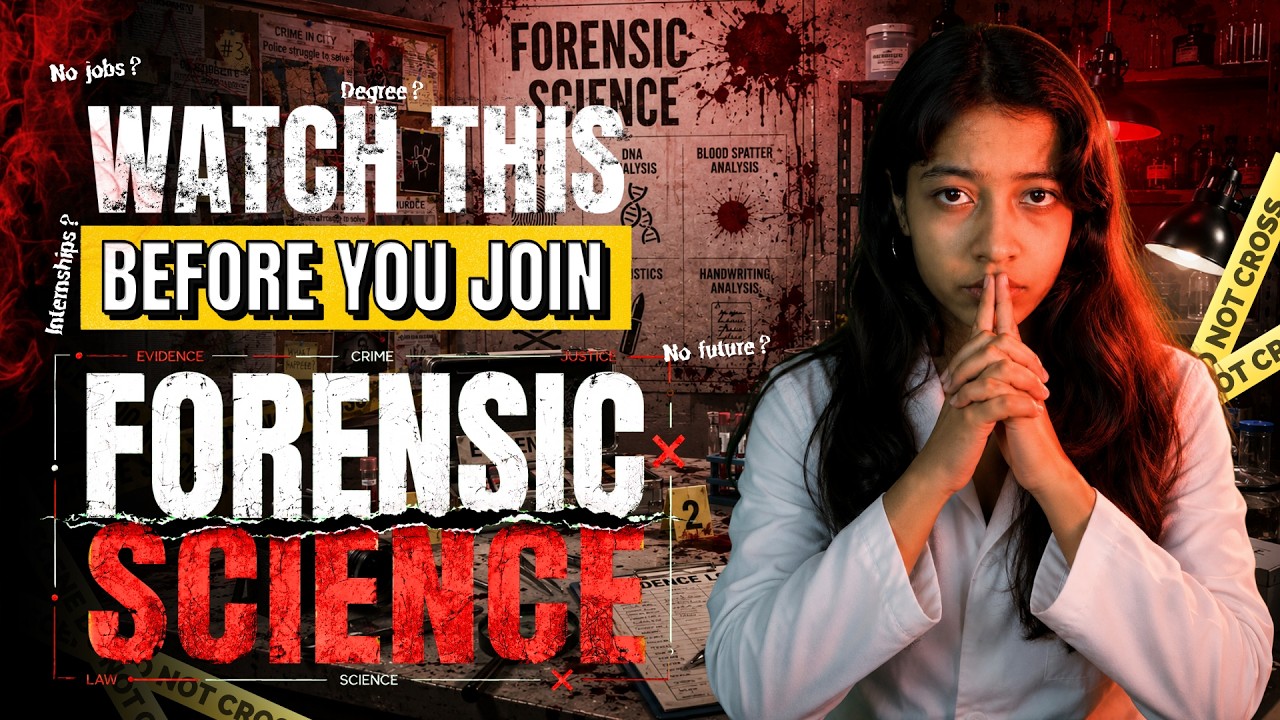 The REALITY of Forensic Science that NO ONE tells you about | Internships | Scope | Forensics |