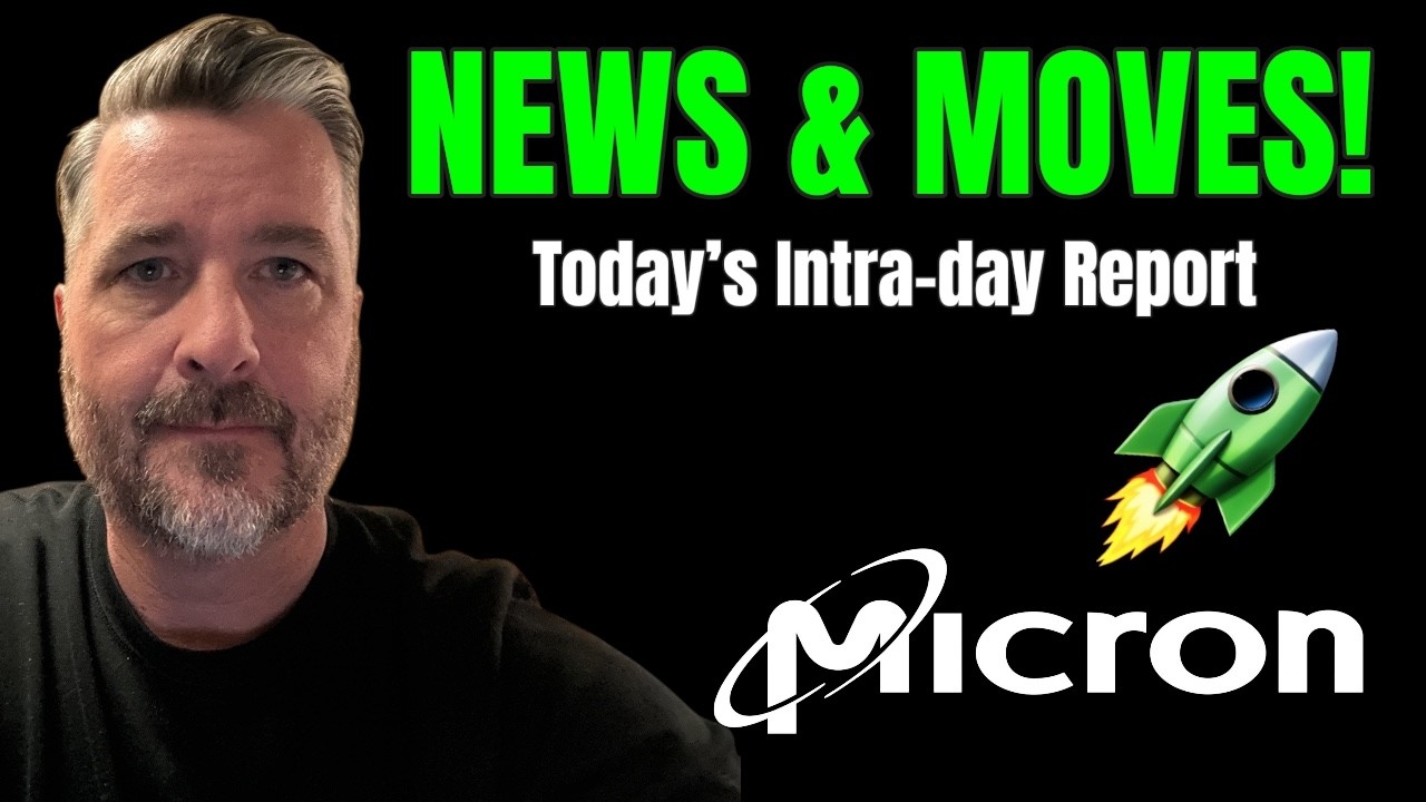 It Rallied Back!  Review of Today's Top News & Market Moves for Micron - Intra-Day Report