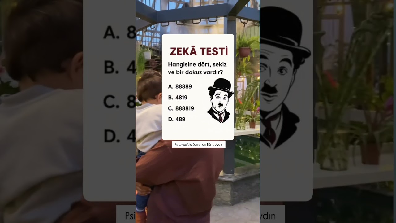 Zeka Testi: Hangi Se&ccedil;enek Doğru? #shorts