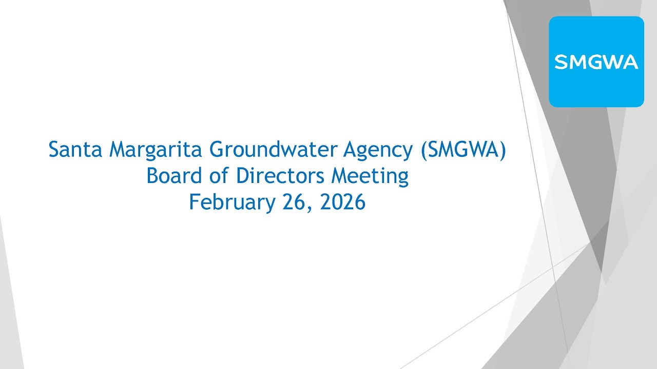 SMGWA Board of Directors Meeting 02 26 2026