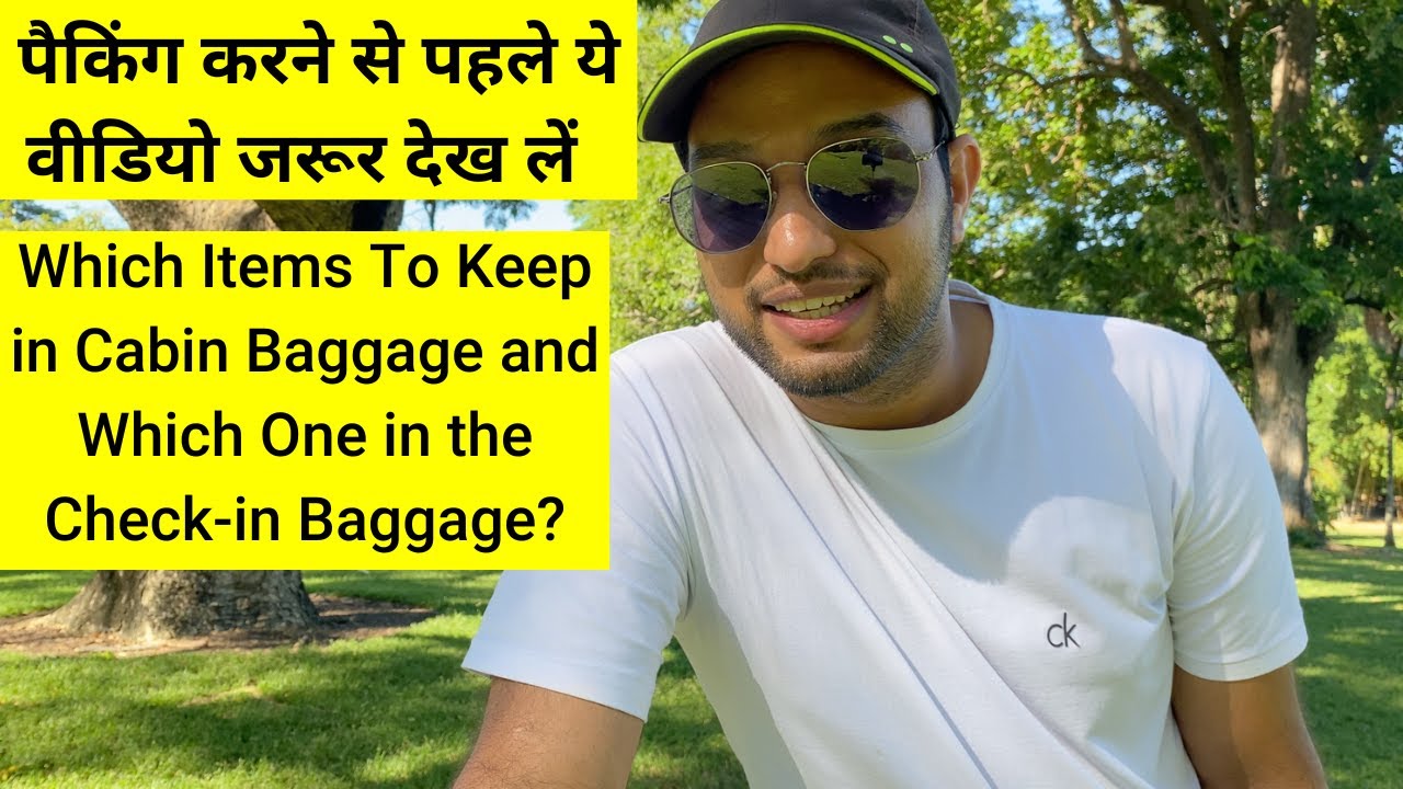 How To Pack Different Items for International Flight To Australia |Cabin And Check-in Baggage |Hindi