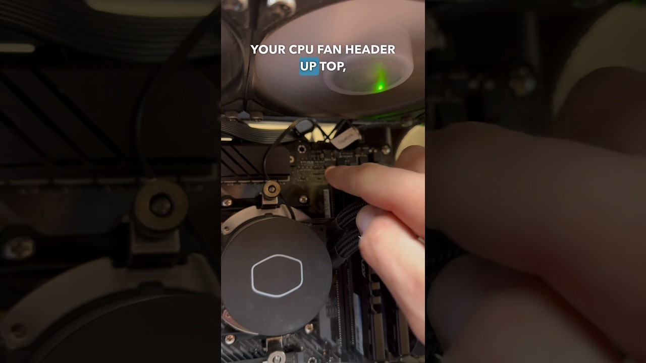 CPU Fan Error! #pcbuild #gamingpc #pcrepair #computerrepair #pcproblems