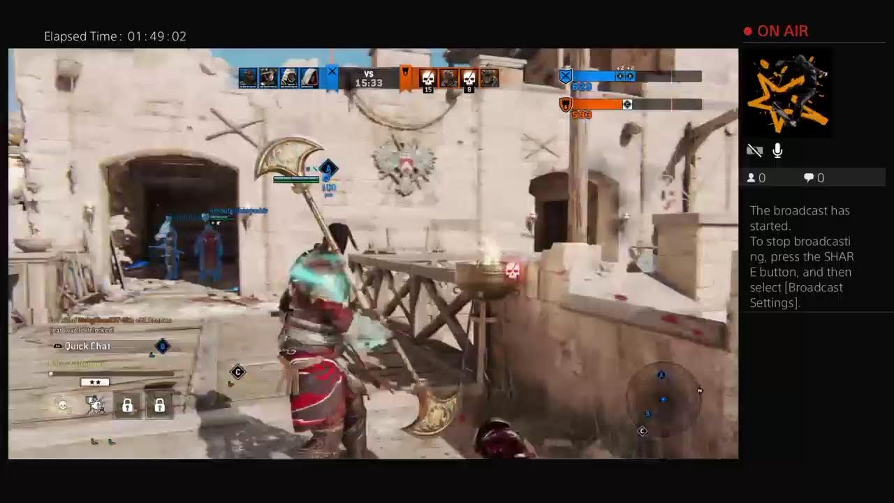 Late night For Honor with the homies