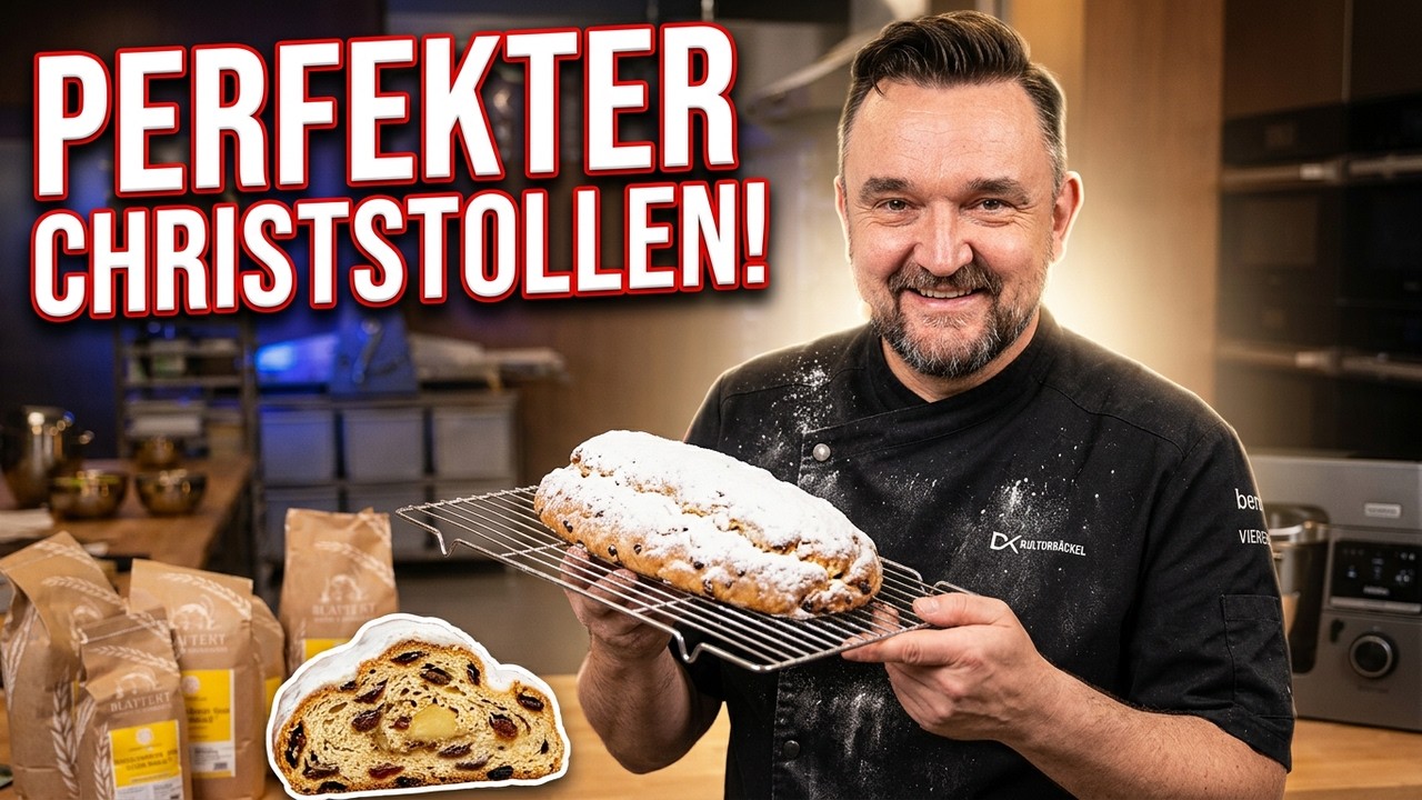 Stollen backen: Das GEHEIMREZEPT für buttrig & saftig!