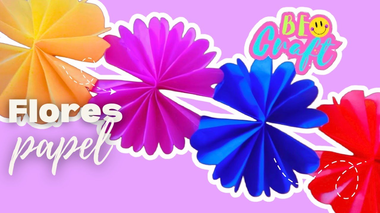 Guirnalda de Flores de papel