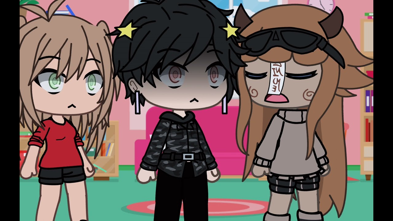 je préfère le risque de me noyer sous la pluie..../gacha life\