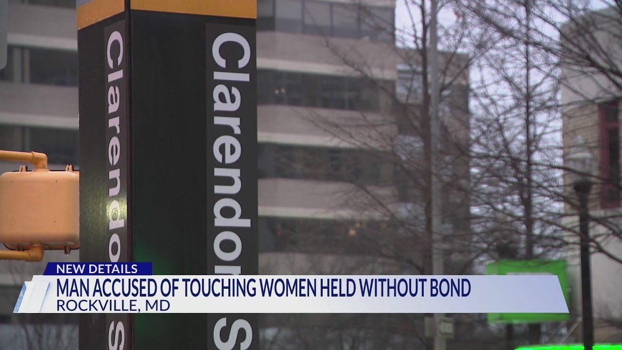 Man accused of touching women held without bond