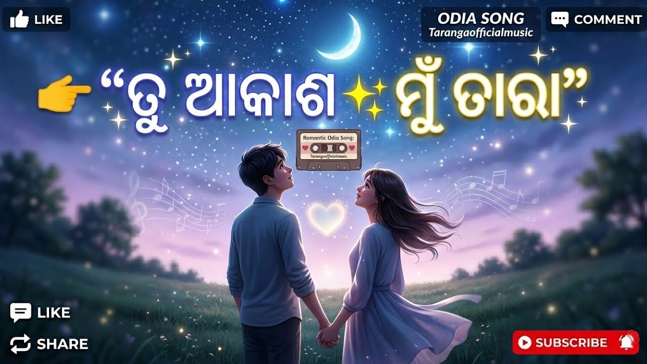 Tu Mo Akasha Mu To Tara | New Odia Love Song |Ai genarated song 