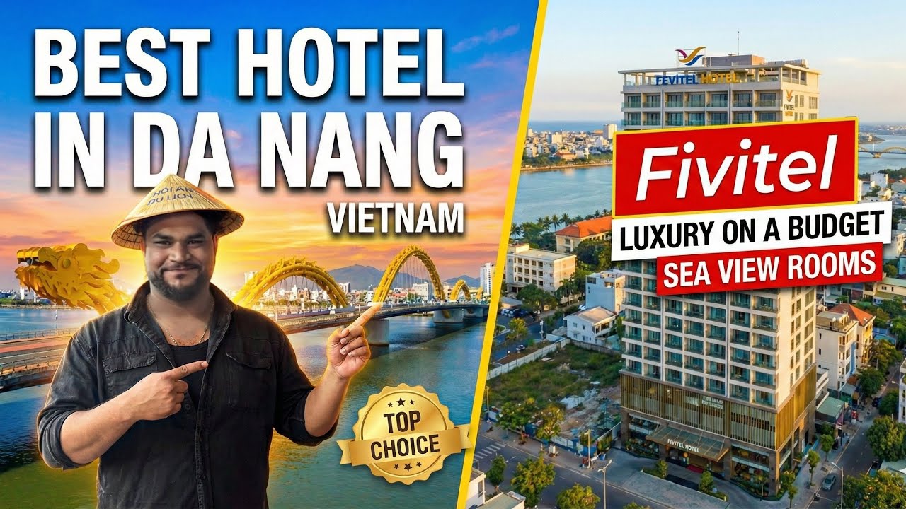 BEST View of Dragon Bridge? Staying at Fivitel Da Nang! Hotel Review