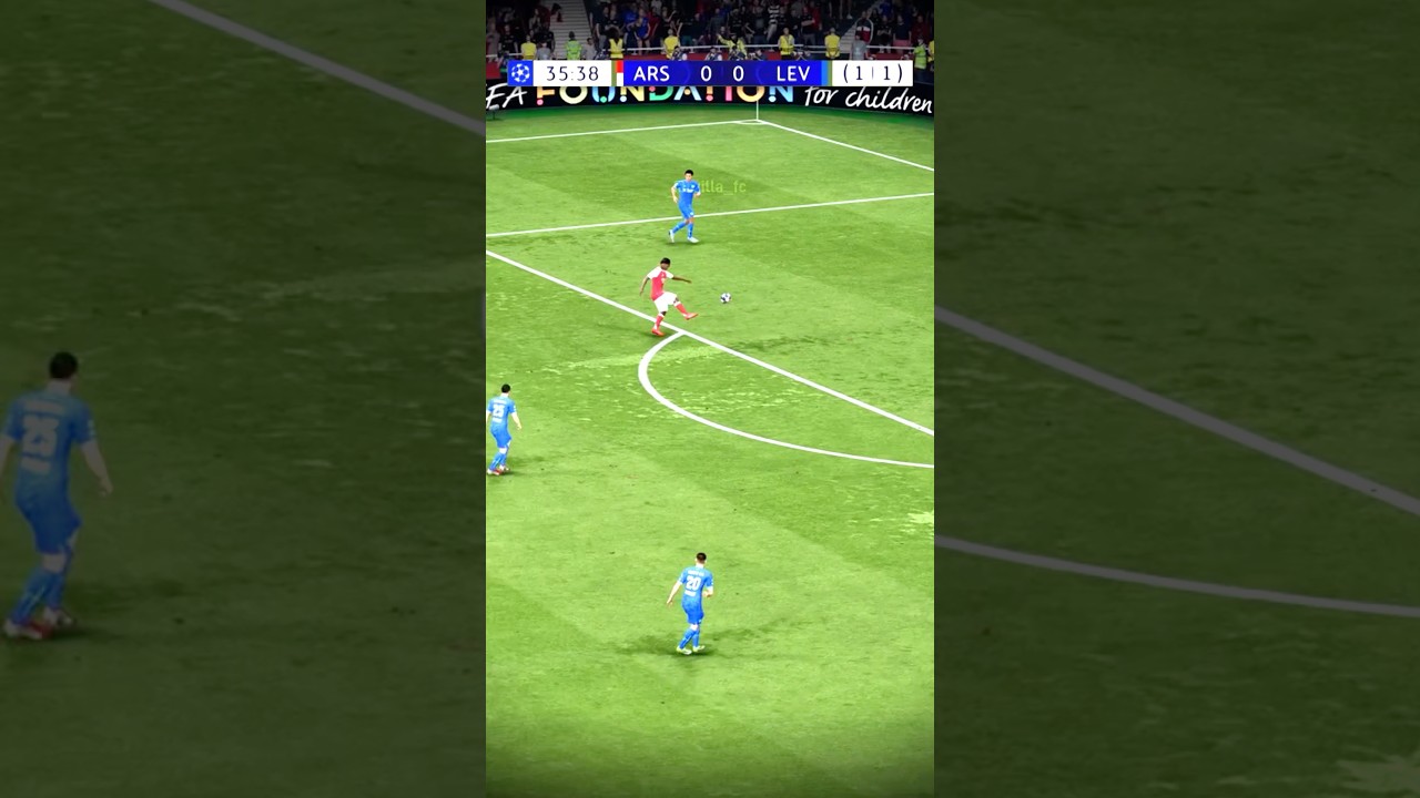 EZE&rsquo;s goal vs Bayer Leverkusen was a rocket 🚀 #eafc #eafc26 #fc26 #fut #football #shorts