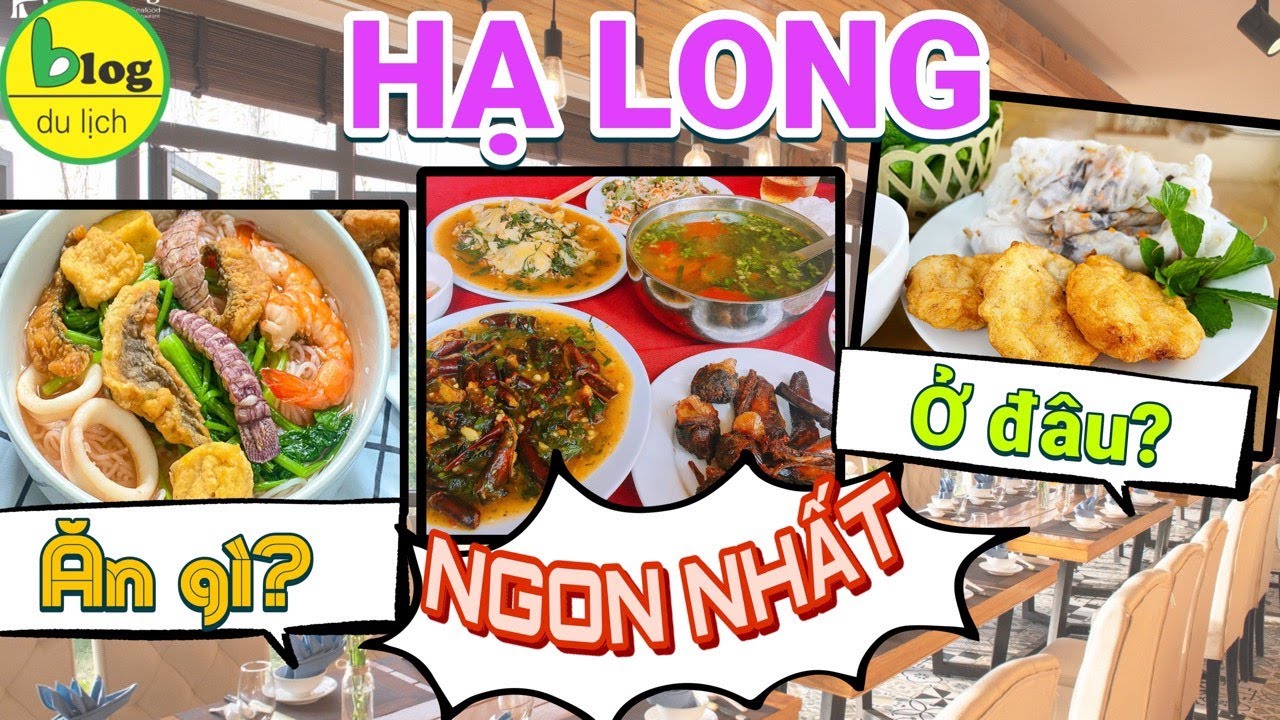 Du lịch Hạ Long 2024 - Kinh nghiệm ăn uống ngon bổ rẻ cho những bạn lần đầu đến