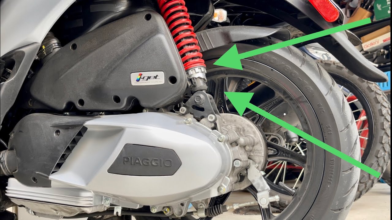Piaggio Liberty Shock Adjustment (Scooter/Motorcycle)￼