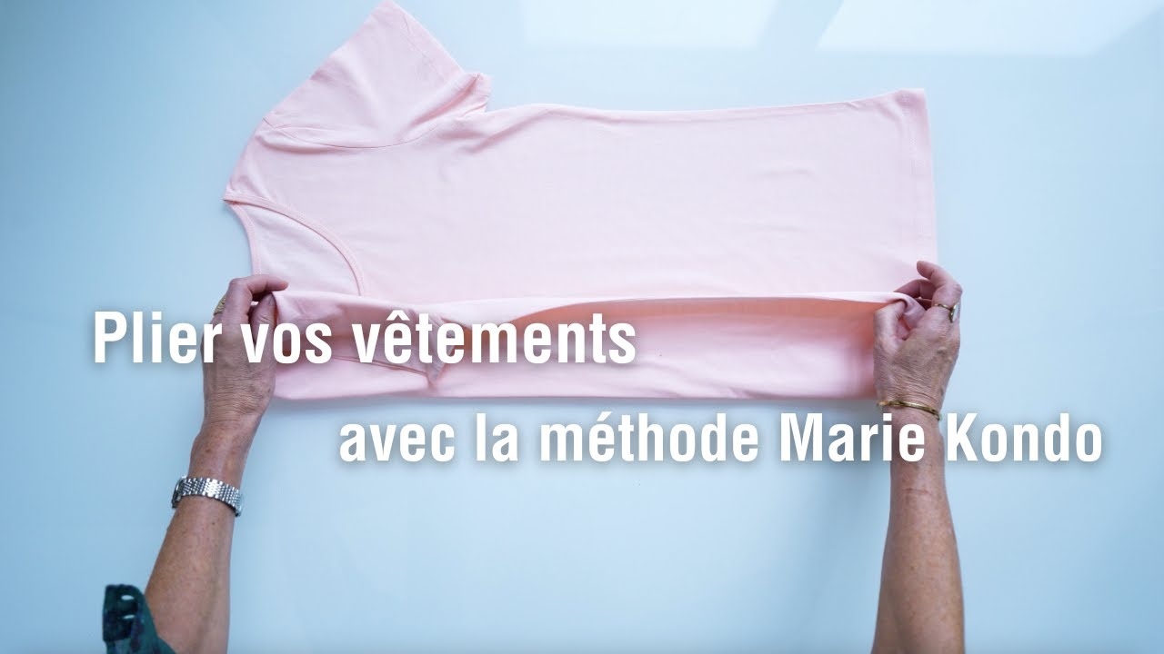 Découvrez la méthode Marie Kondo pour plier vos vêtements