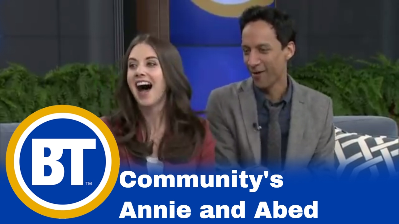 BT Toronto: Community's Annie and Abed!