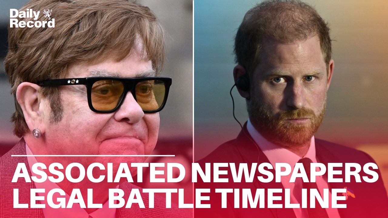 Timeline of ex-Prince Harry and Elton John's legal battle with Associated Newspapers