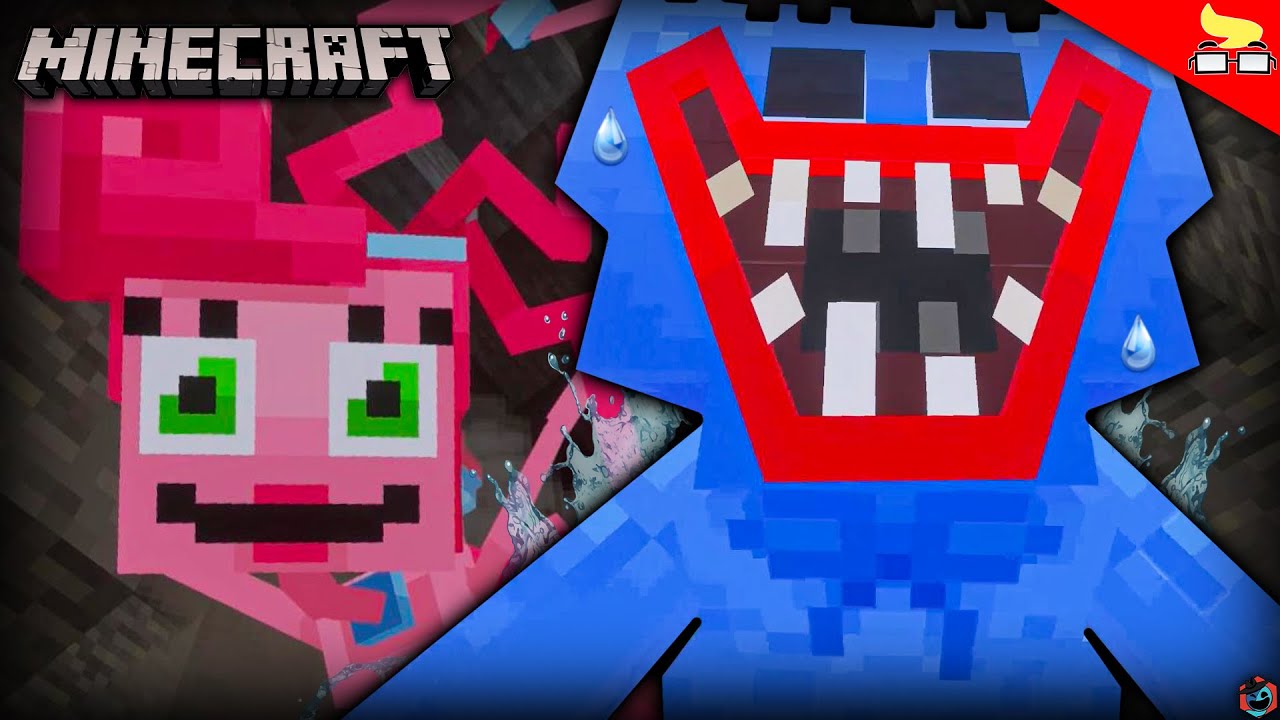 Учим Хагги ПЛАВАТЬ! (Смешные моменты Minecraft)