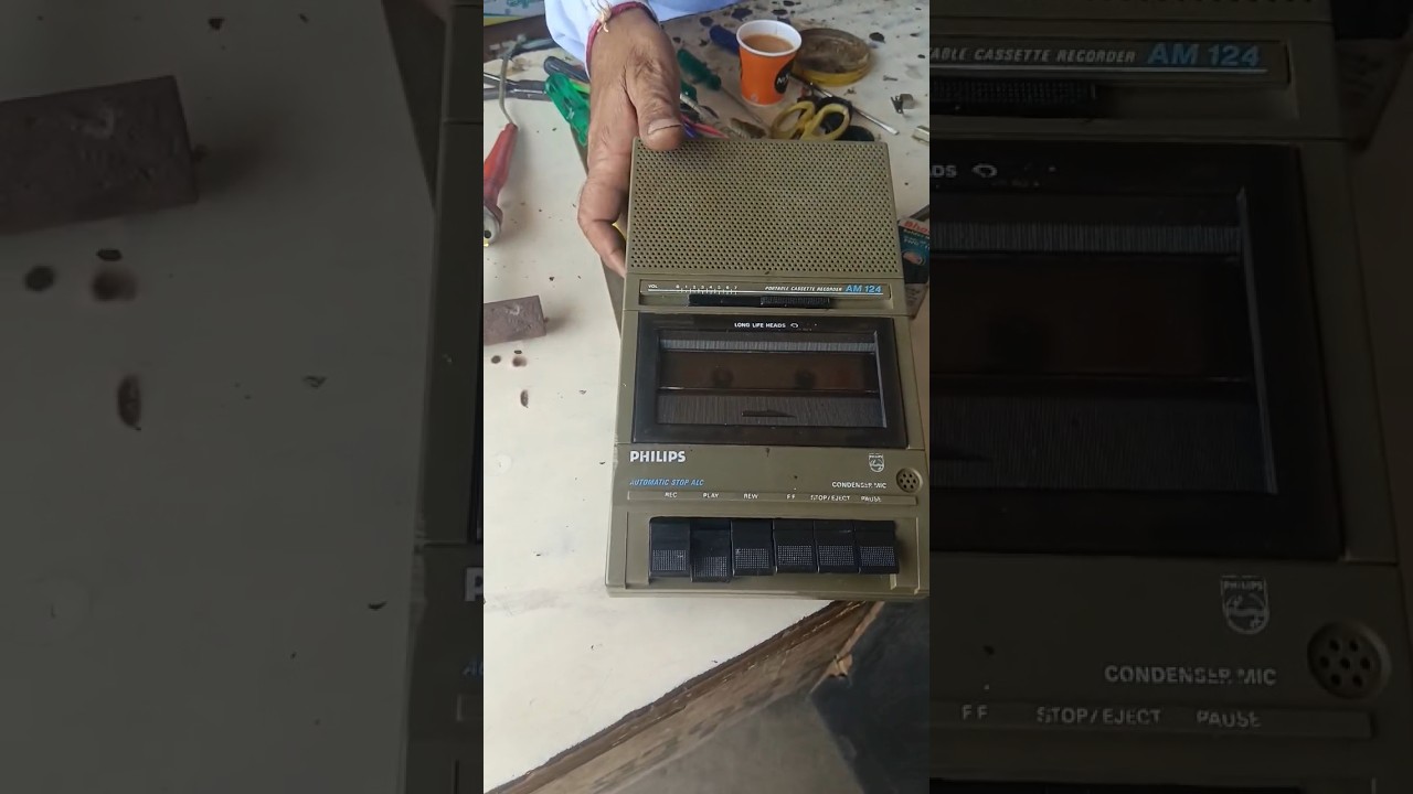 Philips Portable Cassette Recorder ✅ For Sale 👉 7742853435🙏 #philips #portable #cassette #recorder