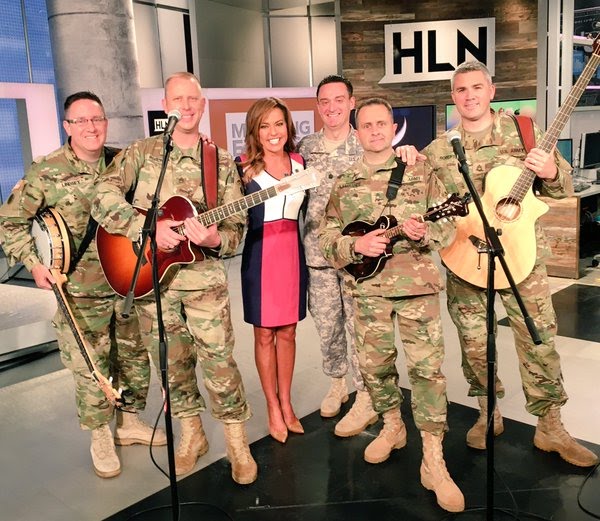 Salute To Troops: Six-String Soldiers serenade Robin Meade in studio