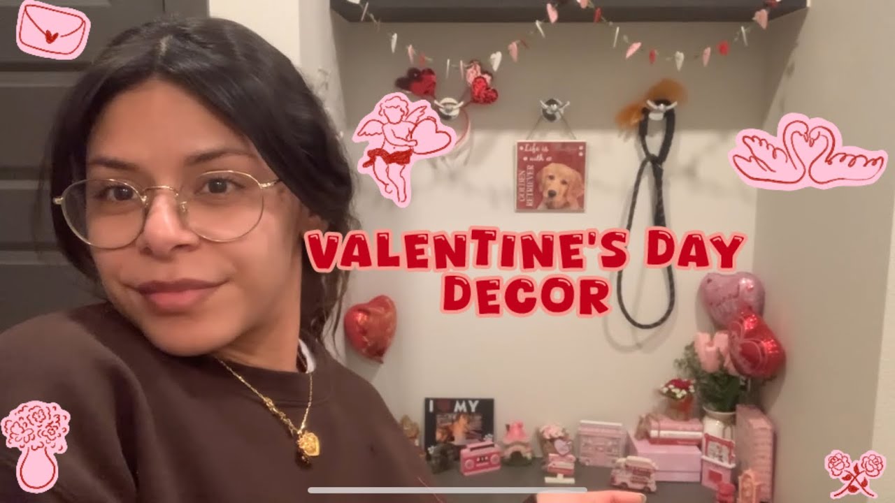 Valentine's Day Decor!! Decorating my apartment