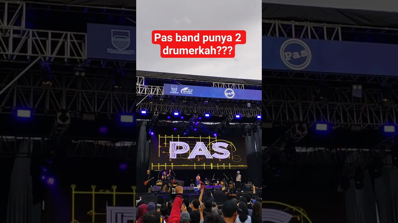 pas band punya 2 drumer??..om Sandy keren🤟#bandunghits #rock90an #konsermusik #rockstar