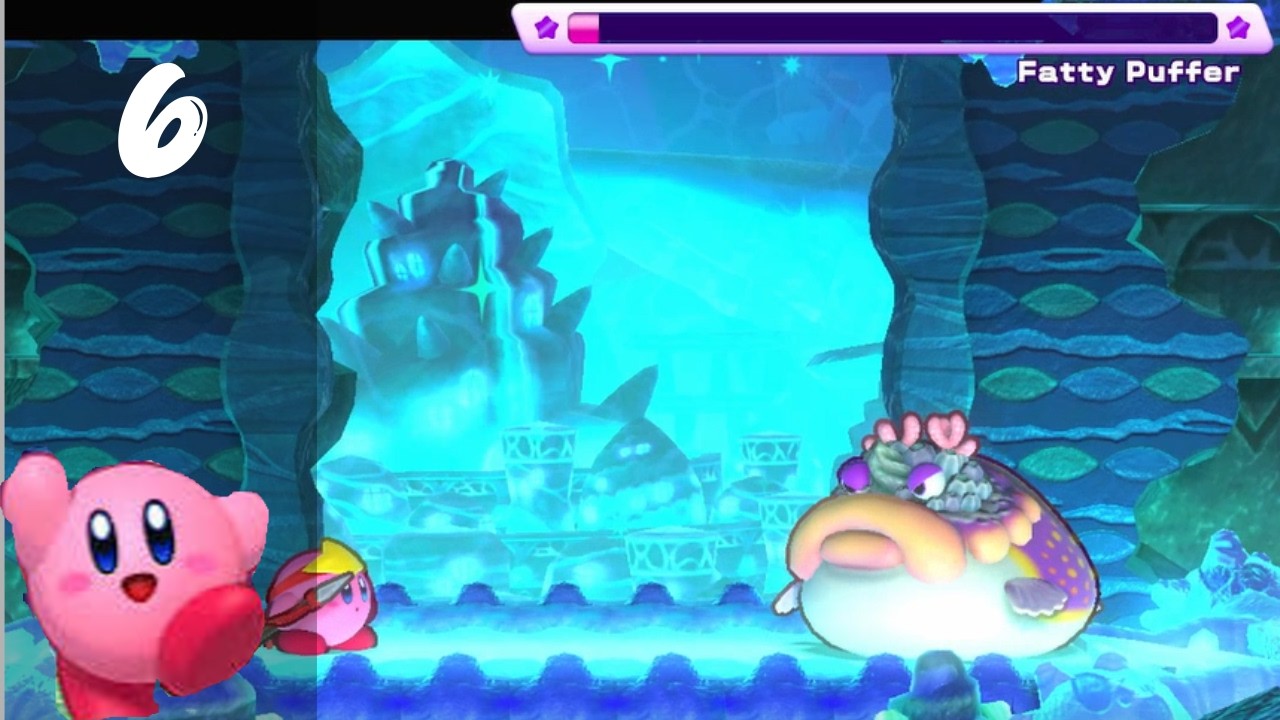 Kirby's Return to Dream Land Deluxe - Episode 6: Underwater with a fish