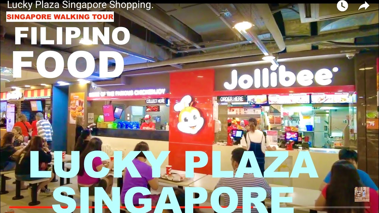 Come to Lucky Plaza Singapore Shopping Mall. See Filipino Shops and Filipino Restaurants.