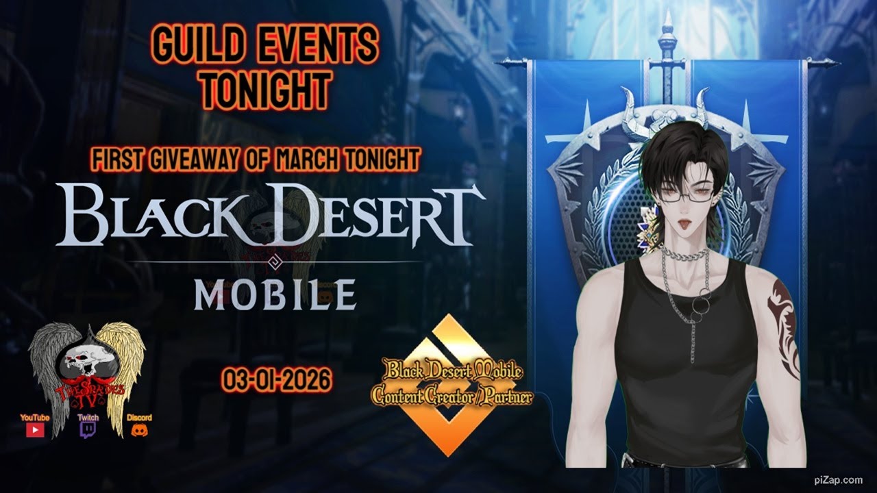 (CC/Partner BDM) Guild events and First giveaway of March tonight