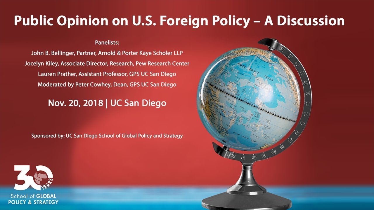 Public Opinion on U.S. Foreign Policy &ndash; A Discussion
