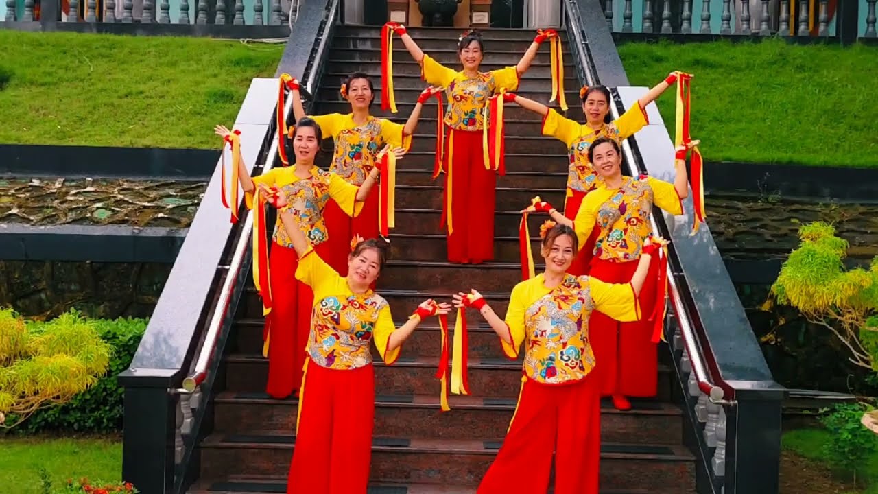 大地回春 Da Di Hui Chun | Line Dance Lagu Imlek | Cover by HnC Dance #imlek #cny2025 #linedance